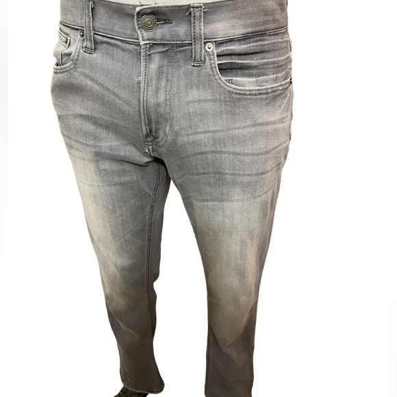 Men’s Express Gray Jeans 32x32 Slim Stretch Jeans - Picture 2 of 8